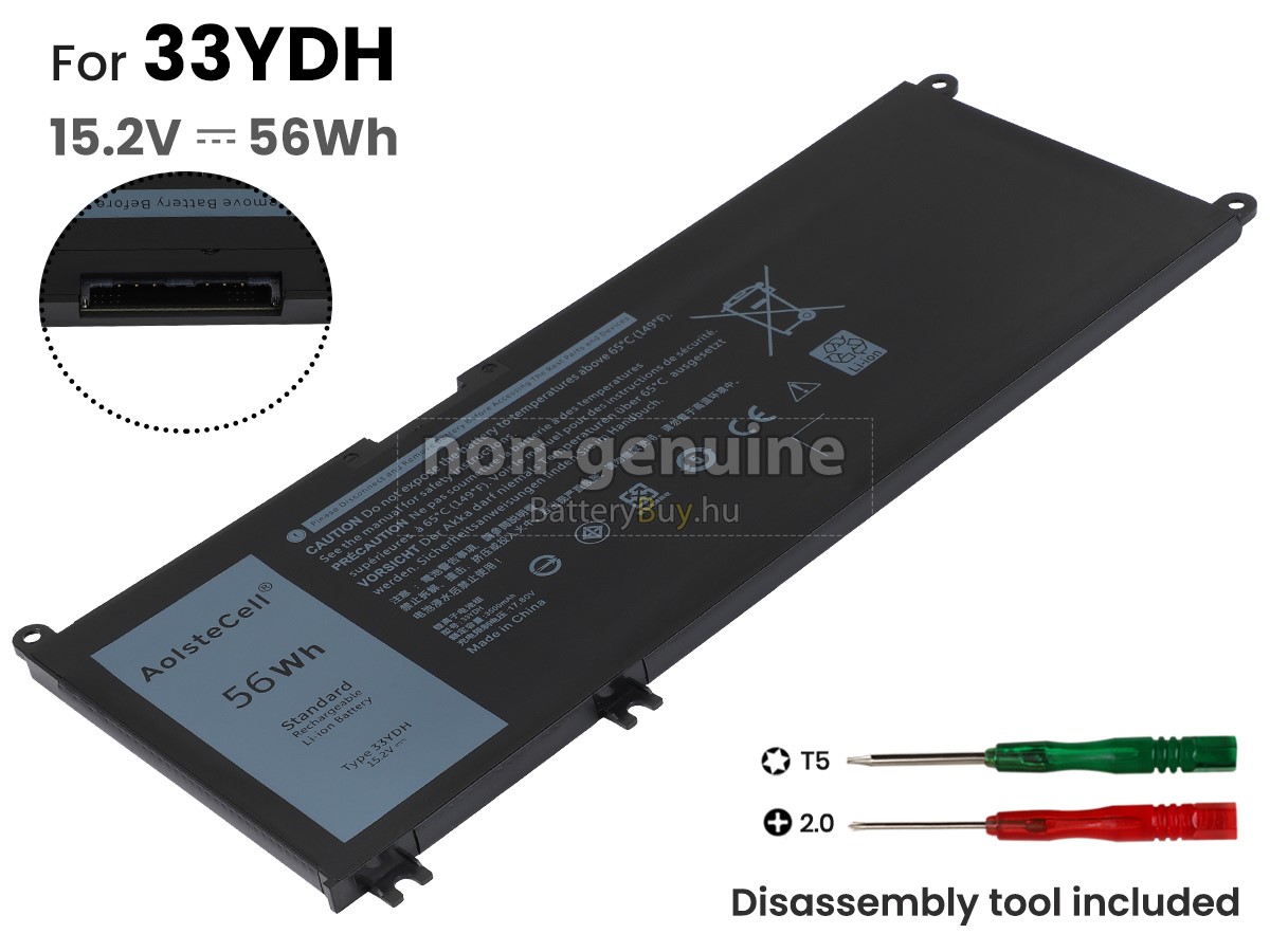 Dell YRDD6 helyettesítő akkumulátor