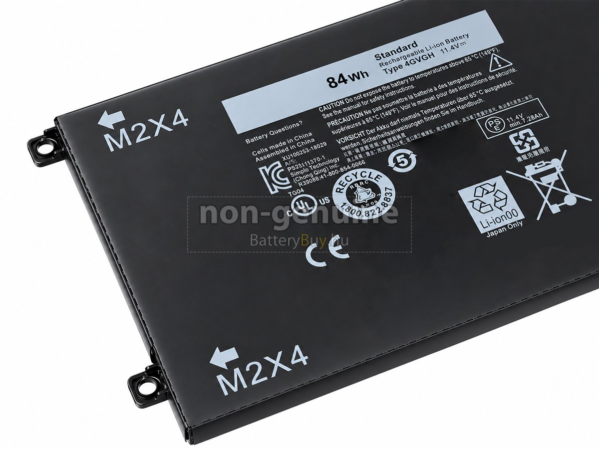 Dell P56F001 helyettesítő akkumulátor