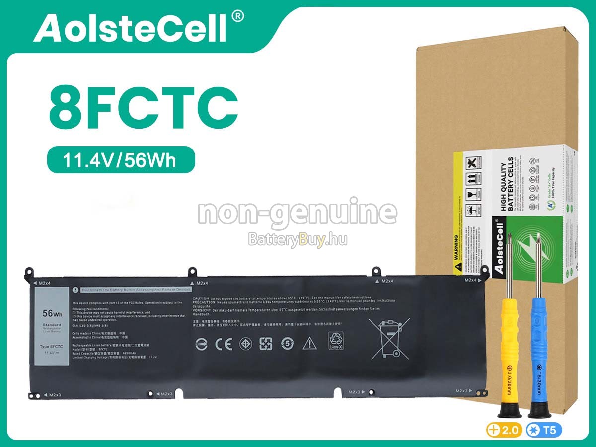 Dell 8FCTC helyettesítő akkumulátor