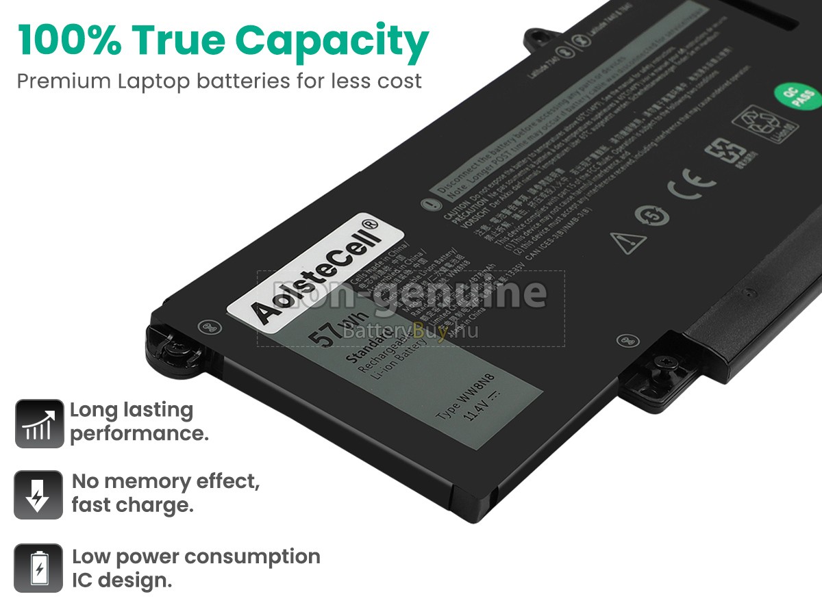 Dell P175G helyettesítő akkumulátor