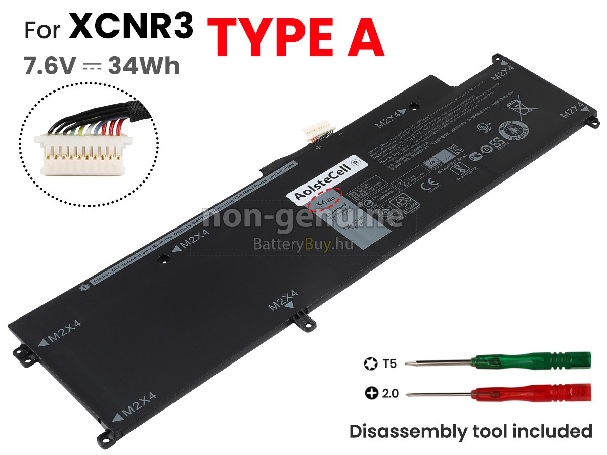 Dell Latitude 7370 helyettesítő akkumulátor