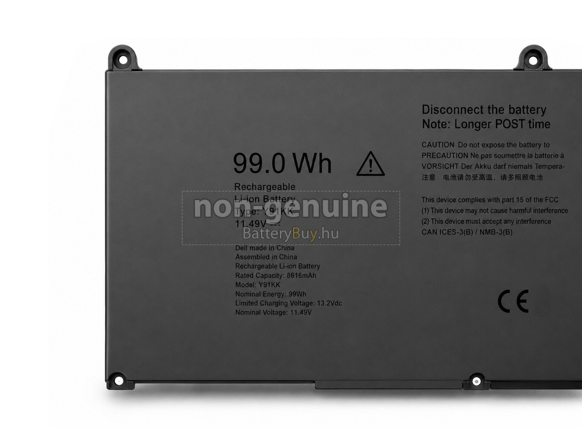 Dell 00D1HD helyettesítő akkumulátor