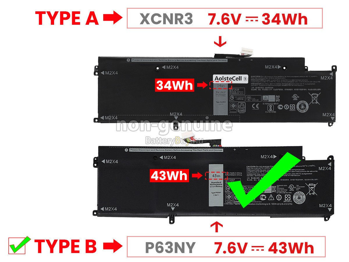 Dell Latitude 7370 helyettesítő akkumulátor