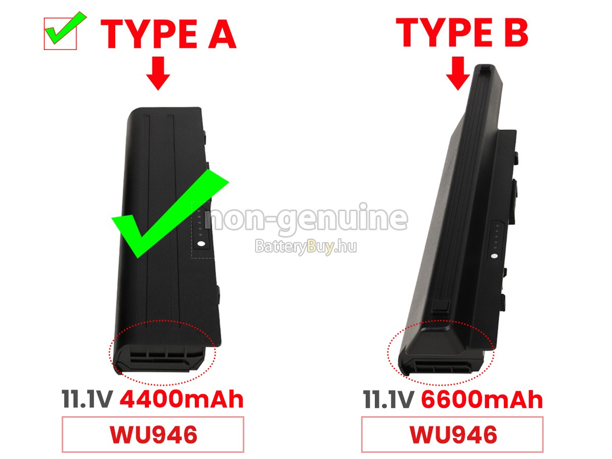 Dell MT277 laptop helyettesítő akkumulátor