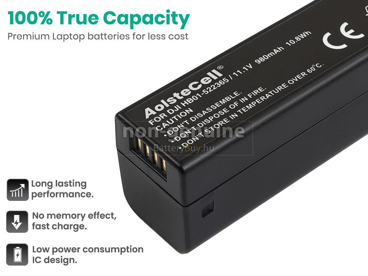 DJI OSMO MOBILE (ZENMUSE M1) helyettesítő akkumulátor