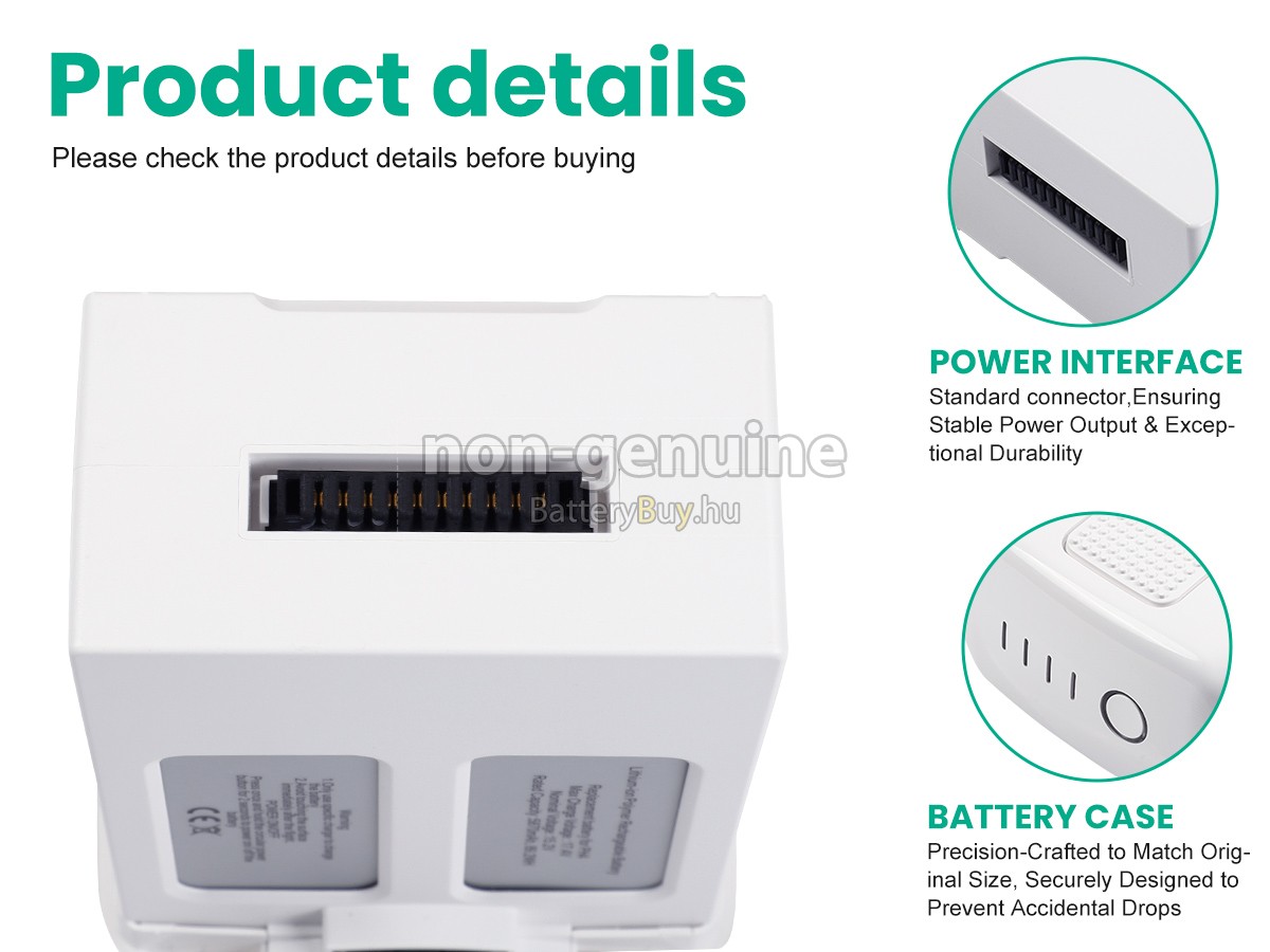 DJI PHANTOM 4 ADVANCED helyettesítő akkumulátor