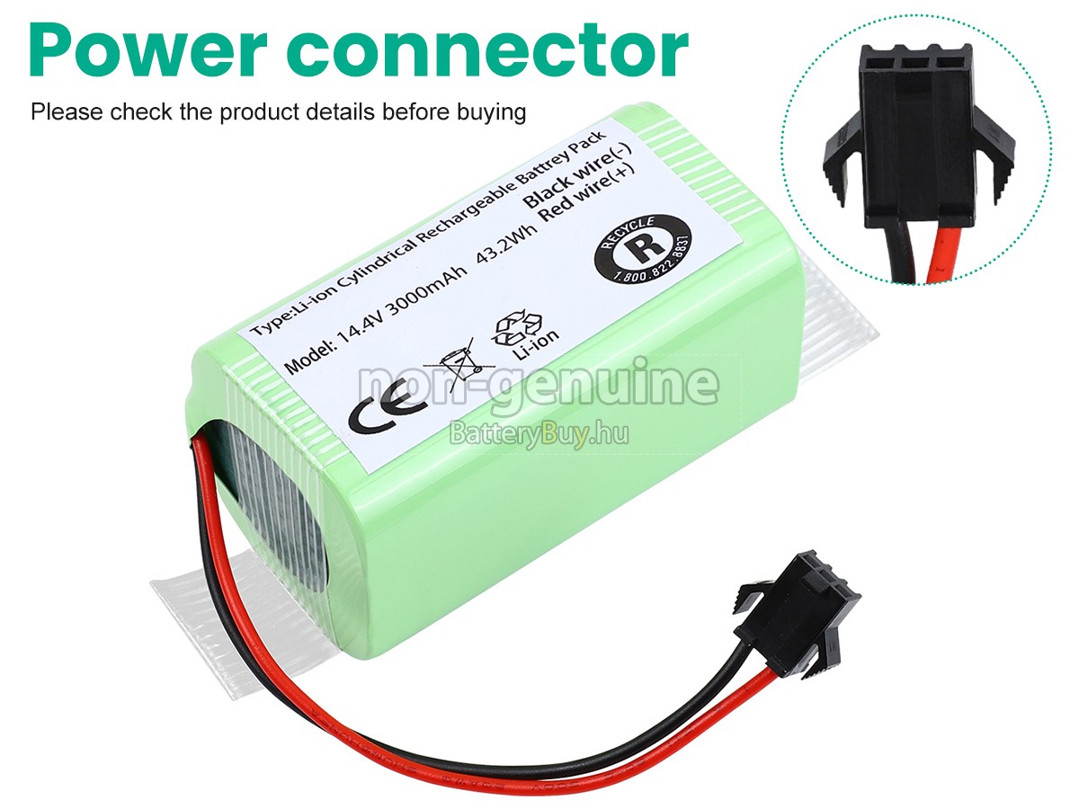 Ecovacs ROBOVAC 30 helyettesítő akkumulátor