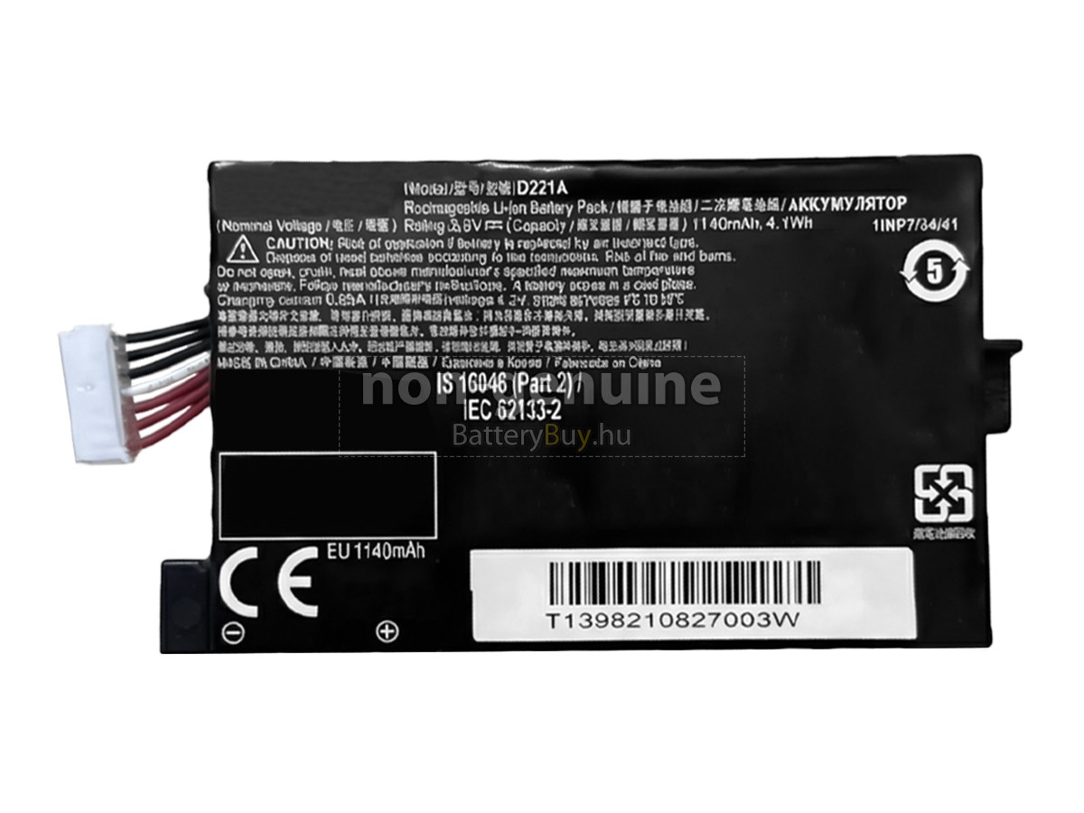 EPSON D221A helyettesítő akkumulátor