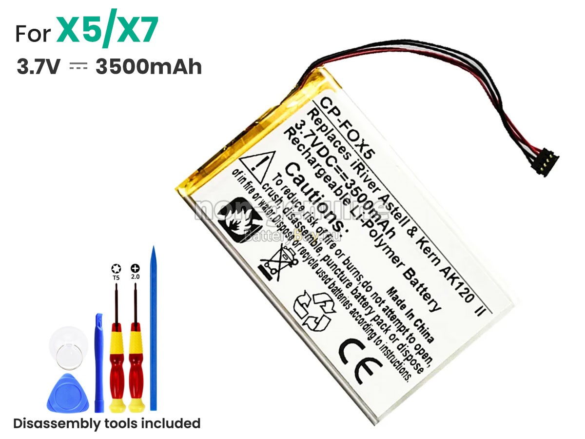 Fiio X3 helyettesítő akkumulátor