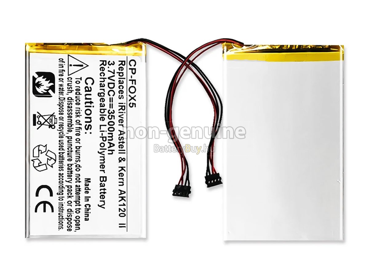 Fiio X3 helyettesítő akkumulátor