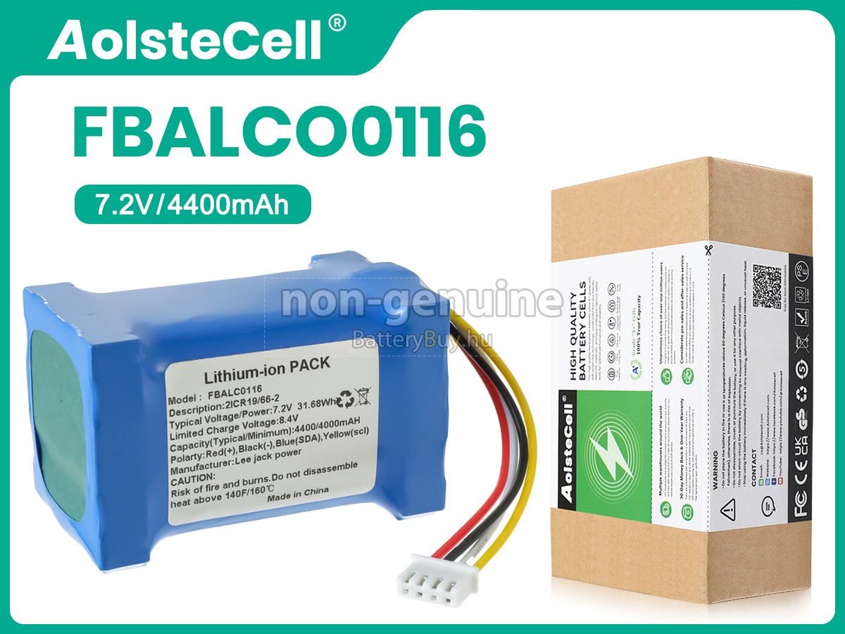 Fresenius FBALCO0116 helyettesítő akkumulátor