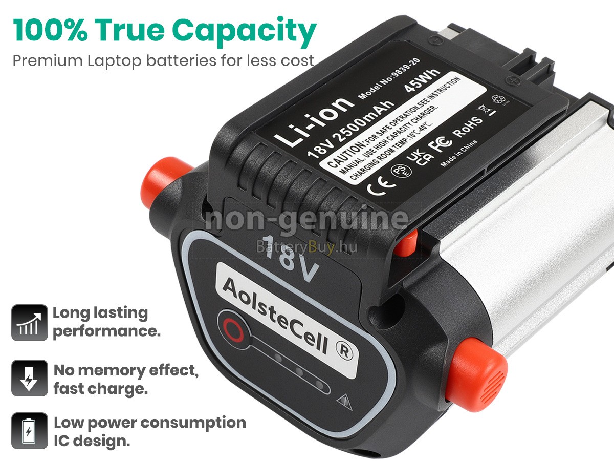 Gardena 9840-20 helyettesítő akkumulátor