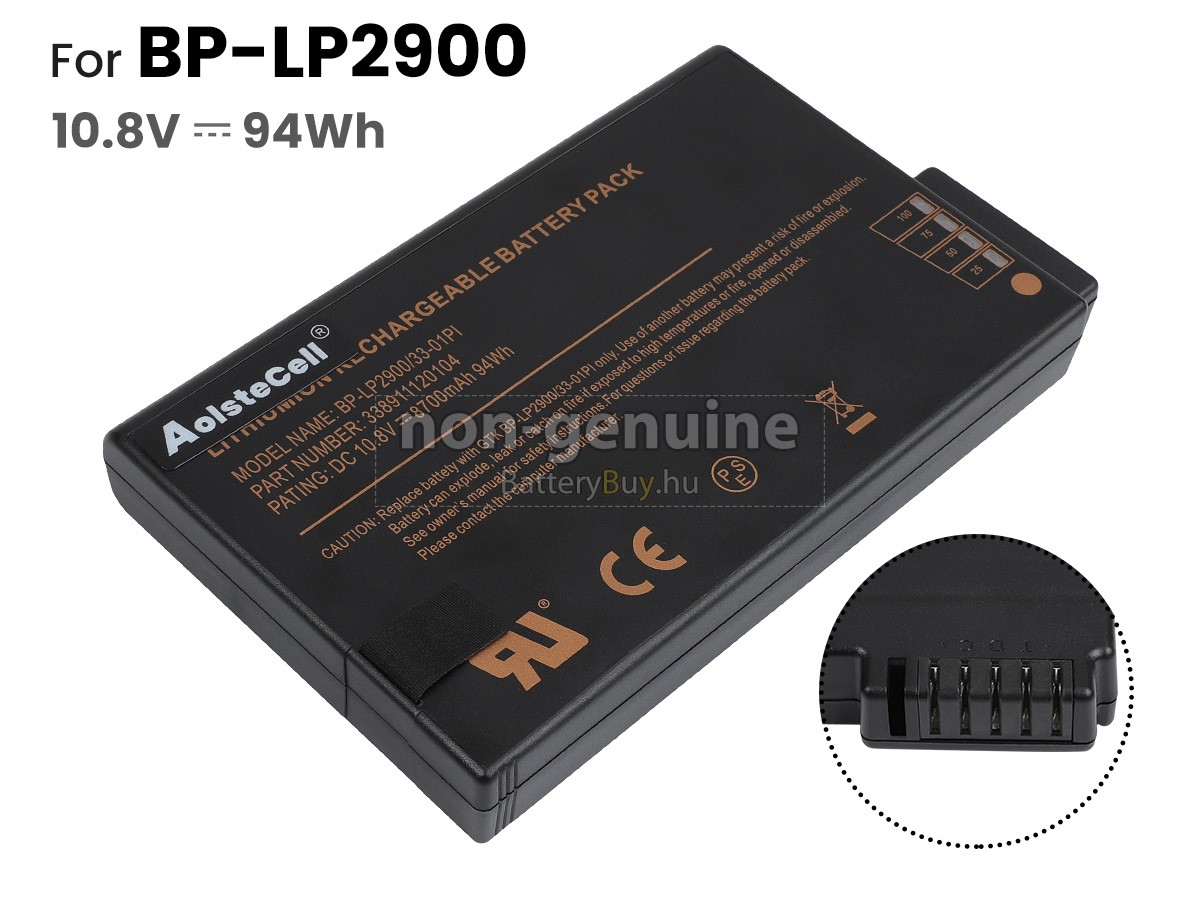 Getac BP-LP2900/33-01PI helyettesítő akkumulátor