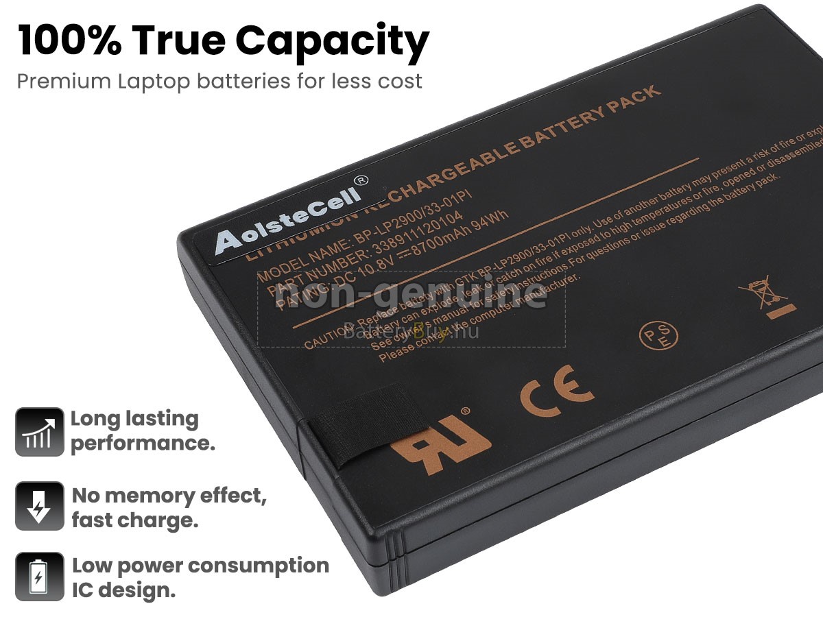 Getac BP-LP2900/33-01PI helyettesítő akkumulátor