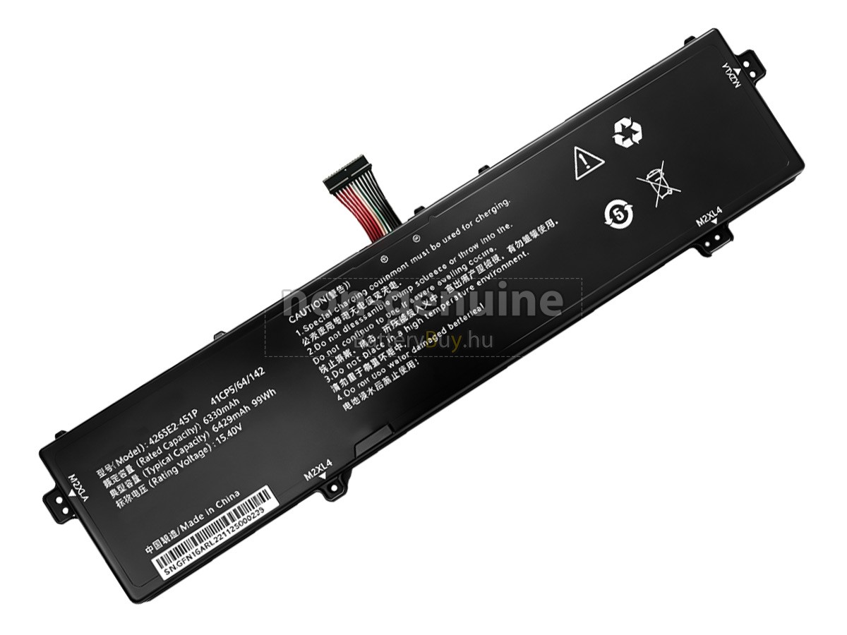 Gigabyte AORUS 16 BKF helyettesítő akkumulátor