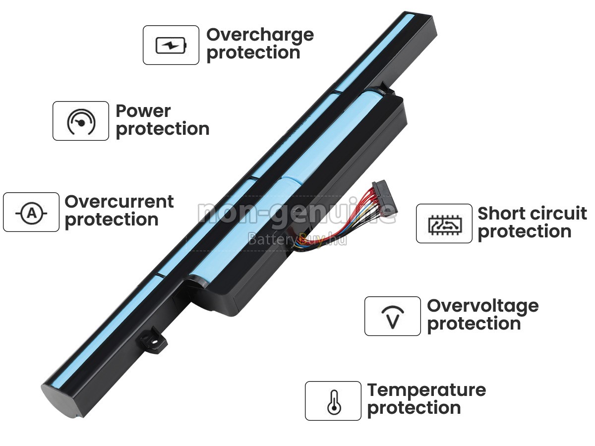 Gigabyte P55W V4-BW1T laptop helyettesítő akkumulátor