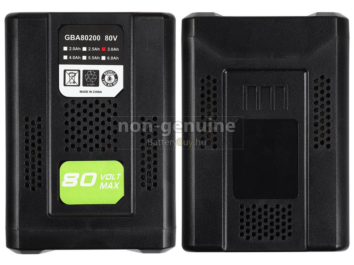 Greenworks GBA80500 helyettesítő akkumulátor