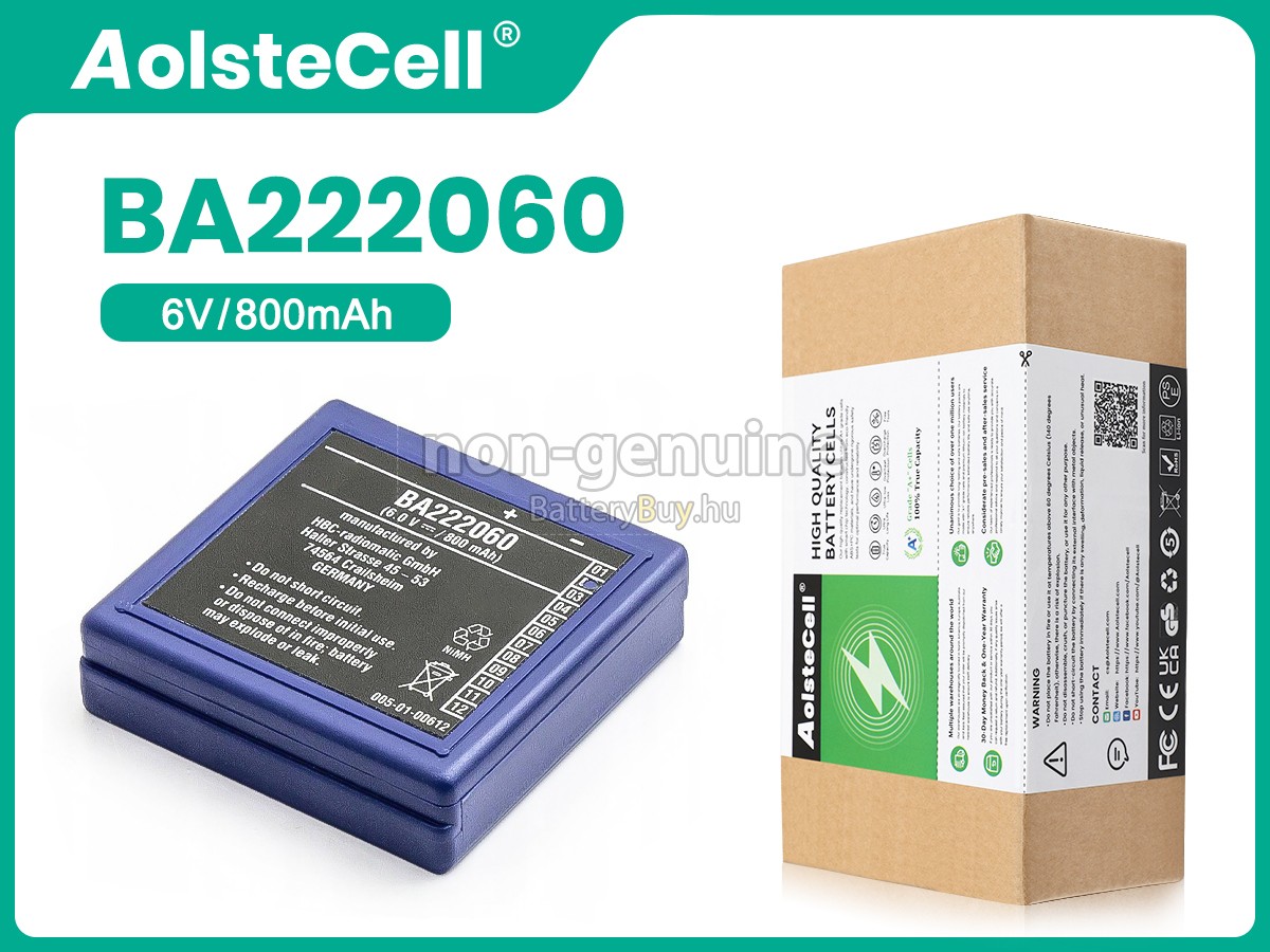 HBC FUB3A helyettesítő akkumulátor