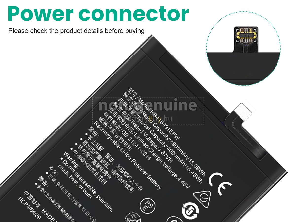 Honor X40I helyettesítő akkumulátor