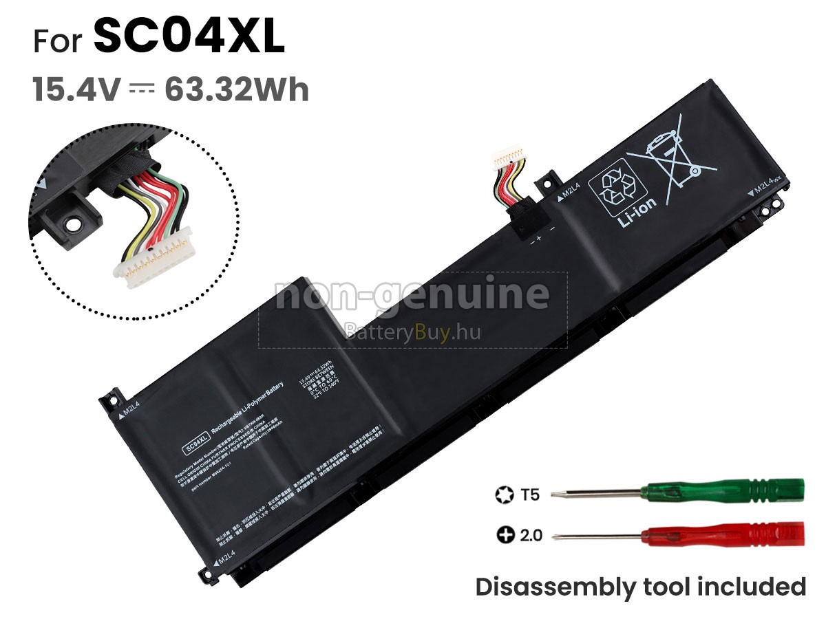 HP Envy 14-EB1002TX laptop helyettesítő akkumulátor