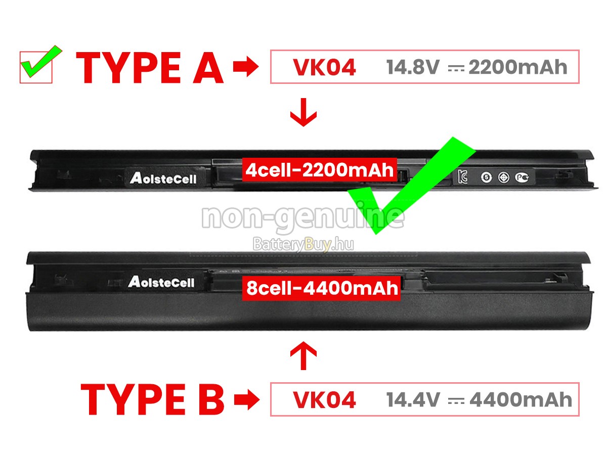HP Pavilion TouchSmart 15-B129SA Sleekbook laptop helyettesítő akkumulátor