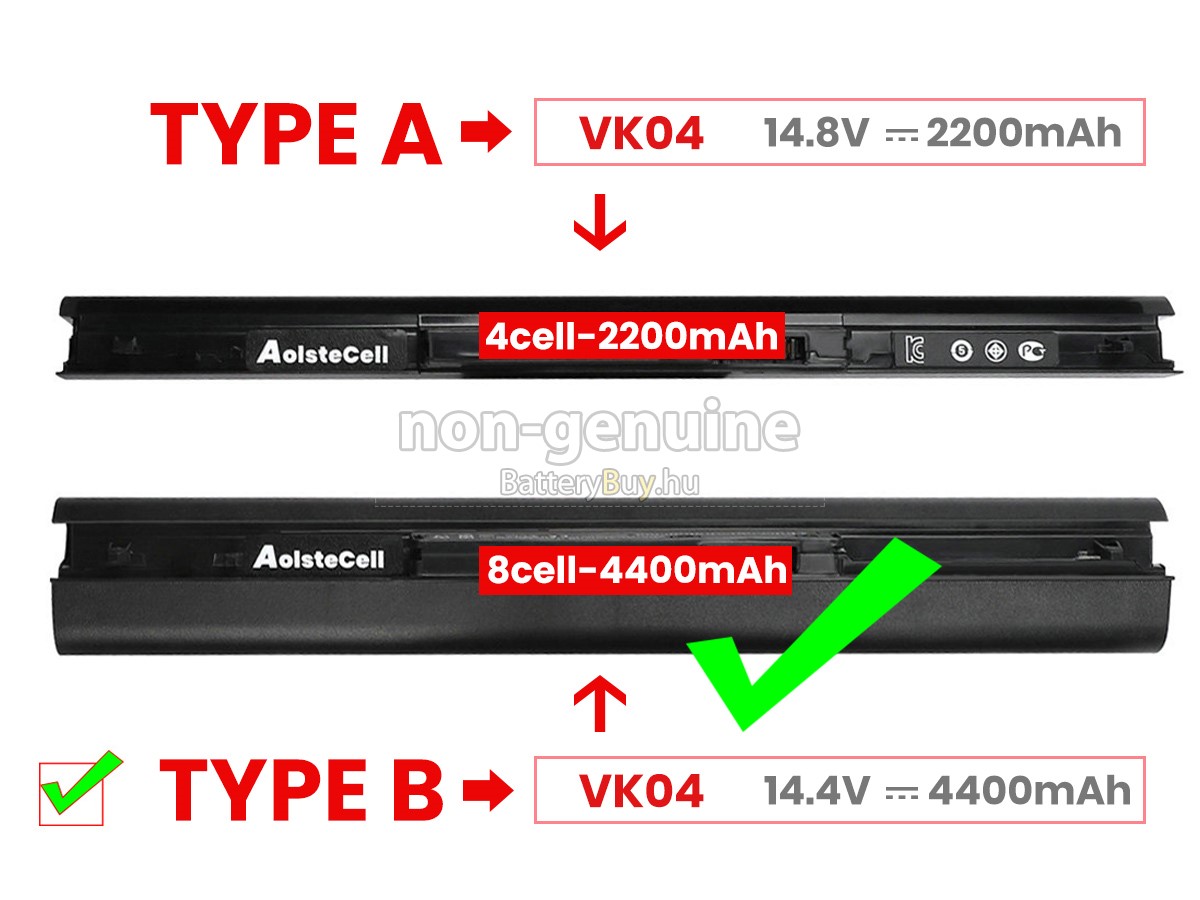 HP Pavilion TouchSmart 15-B129SA Sleekbook laptop helyettesítő akkumulátor