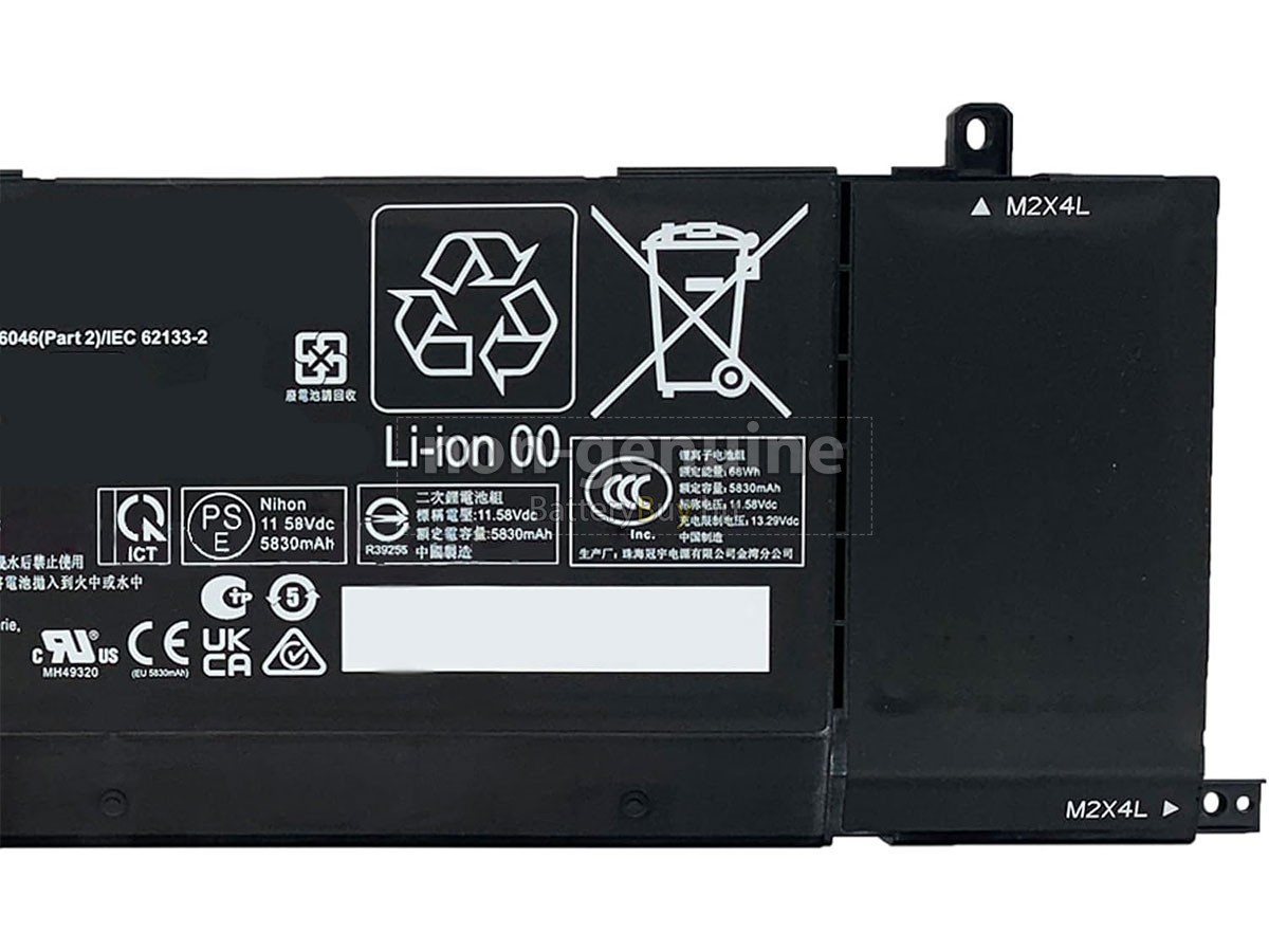 HP Omen TRANSCEND 14-FB1011NIA helyettesítő akkumulátor