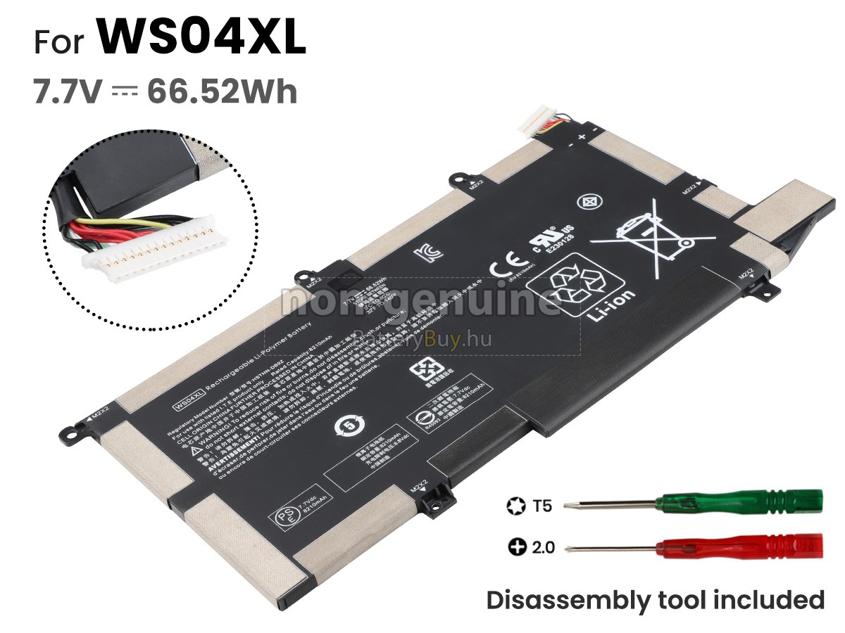 HP Spectre X360 Convertible 14-EA0052TU laptop helyettesítő akkumulátor