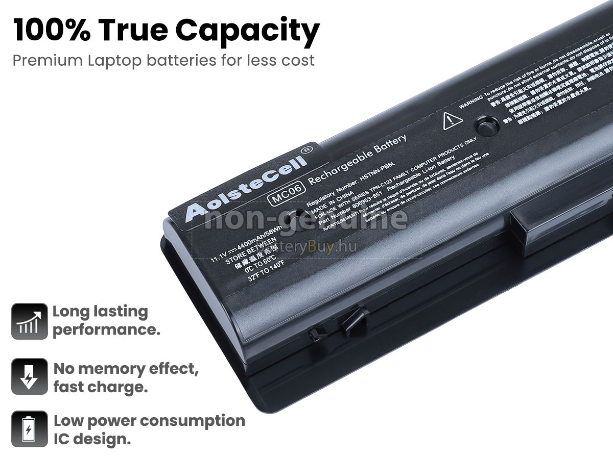 HP Envy 17-N107TX helyettesítő akkumulátor