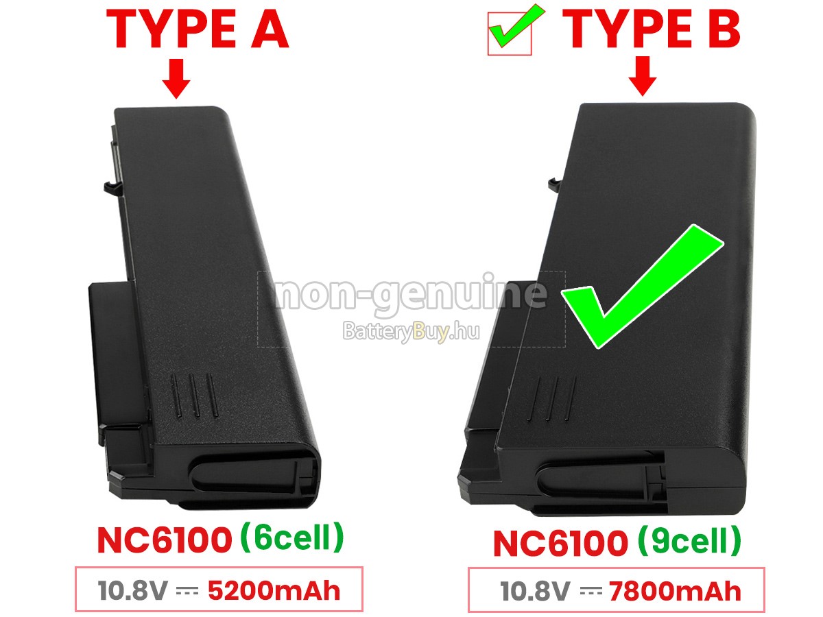 HP Compaq 443884-001 helyettesítő akkumulátor