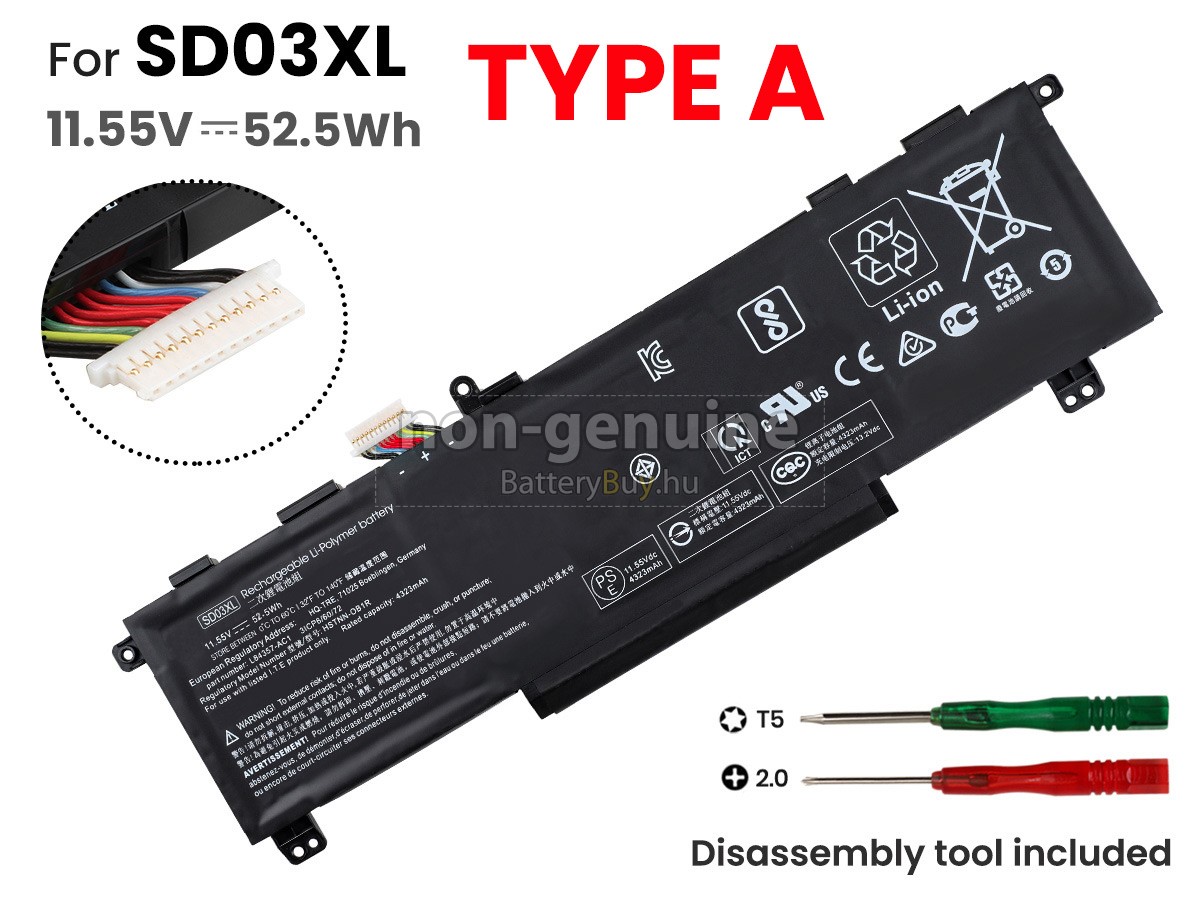 HP VICTUS 15-FA1027NIA(803C5EA) helyettesítő akkumulátor