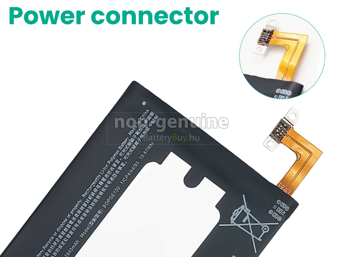 HTC ONE ME helyettesítő akkumulátor