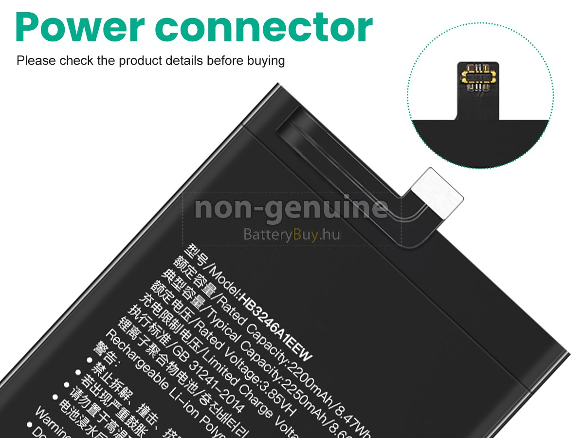 Huawei MATE X helyettesítő akkumulátor