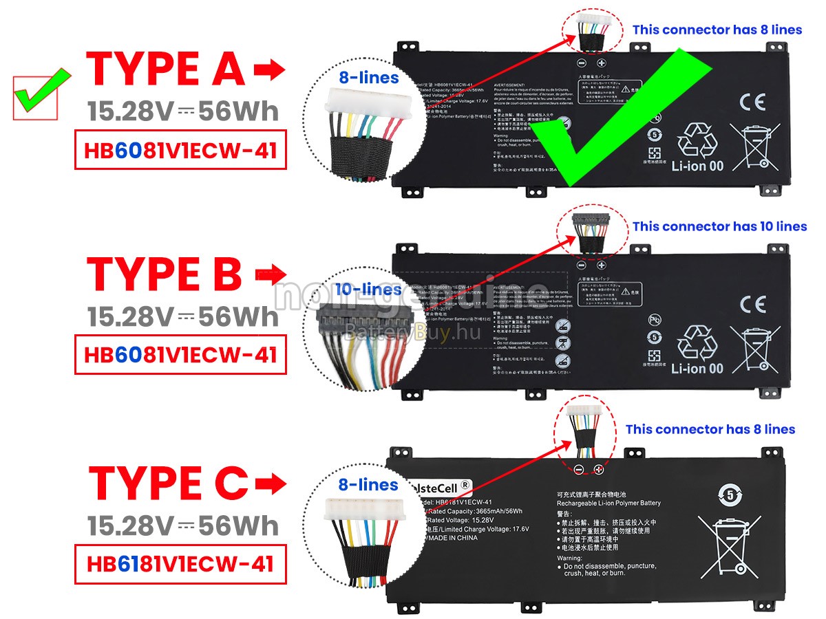Huawei HONOR HUNTER V700 helyettesítő akkumulátor