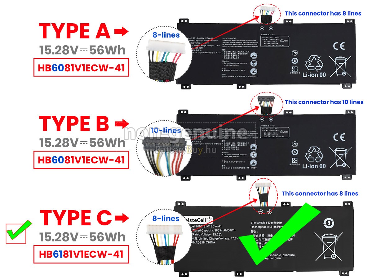 Huawei HONOR HUNTER V700 helyettesítő akkumulátor