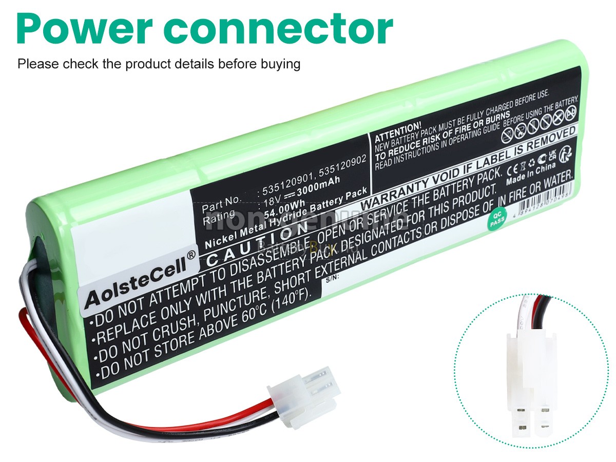 Husqvarna AUTOMOWER 220AC helyettesítő akkumulátor