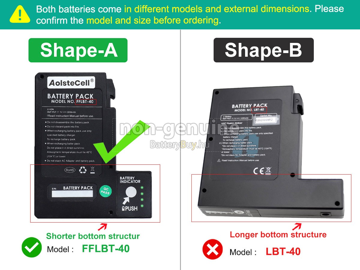 Inno IFS-15H helyettesítő akkumulátor