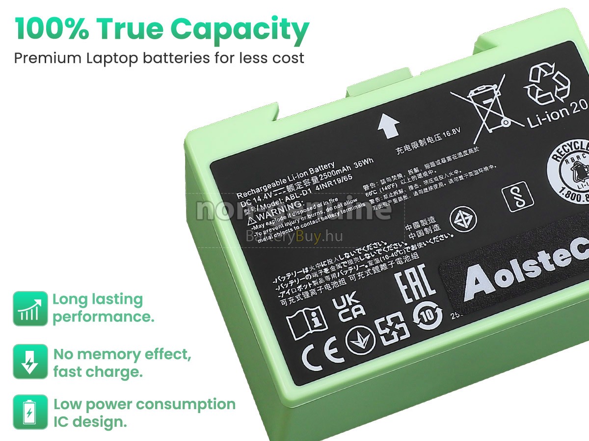 iRobot ROOMBA I7158 helyettesítő akkumulátor