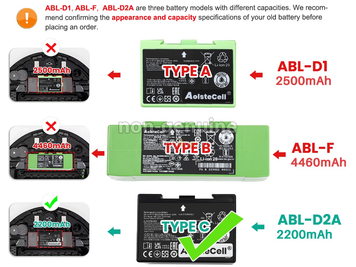 iRobot ROOMBA I7158 helyettesítő akkumulátor