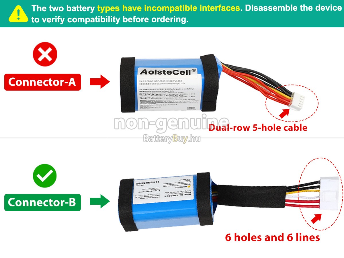 JBL CHARGE 5 helyettesítő akkumulátor