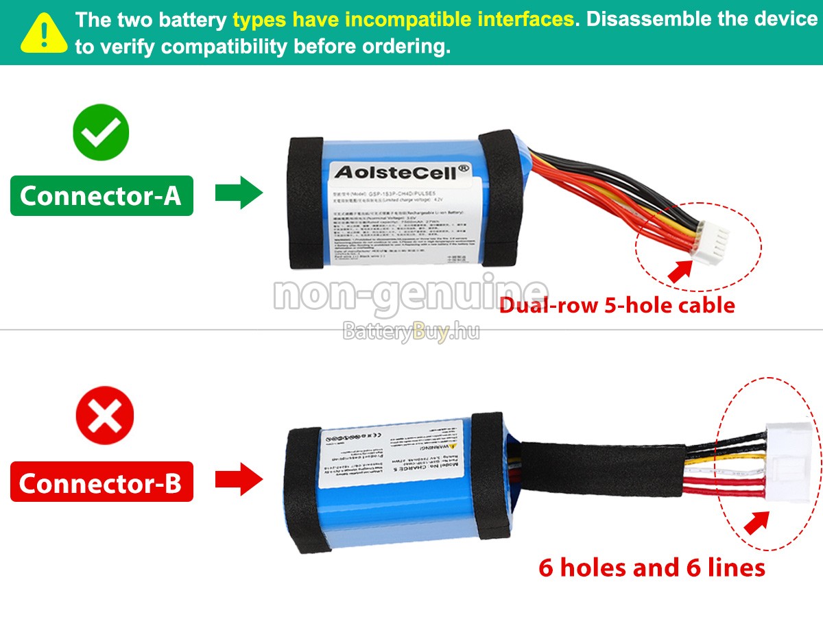 JBL CHARGE 5 helyettesítő akkumulátor