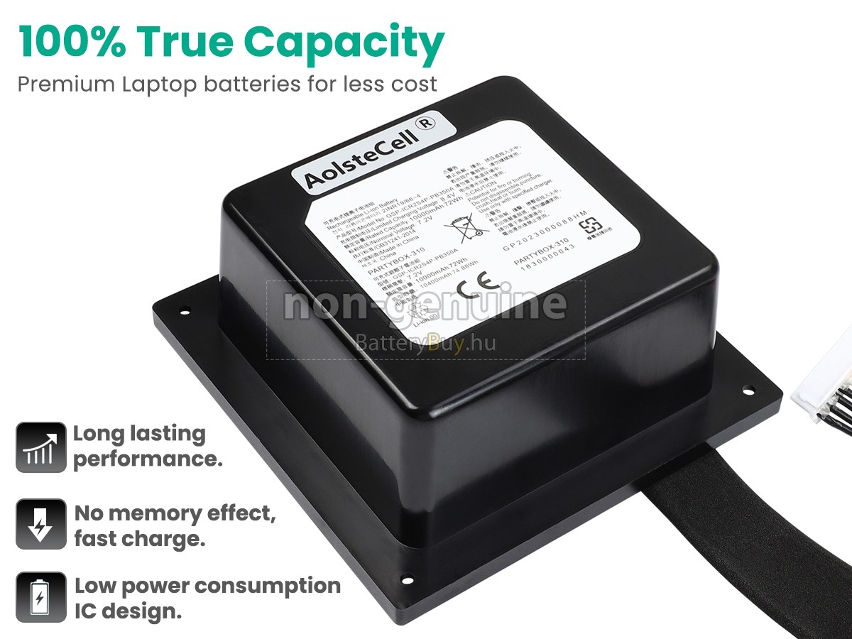 JBL PARTYBOX310 helyettesítő akkumulátor