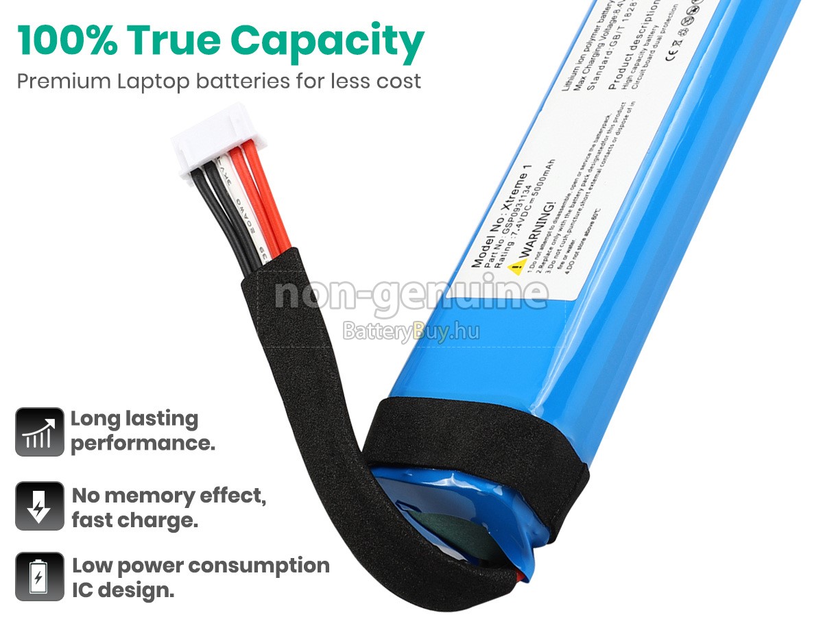 JBL GSP0931134 helyettesítő akkumulátor