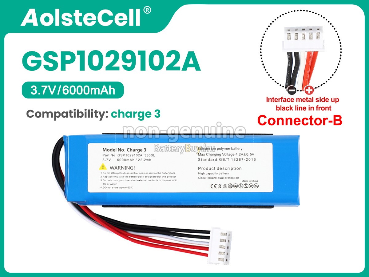 JBL GSP1029102A-2016 helyettesítő akkumulátor