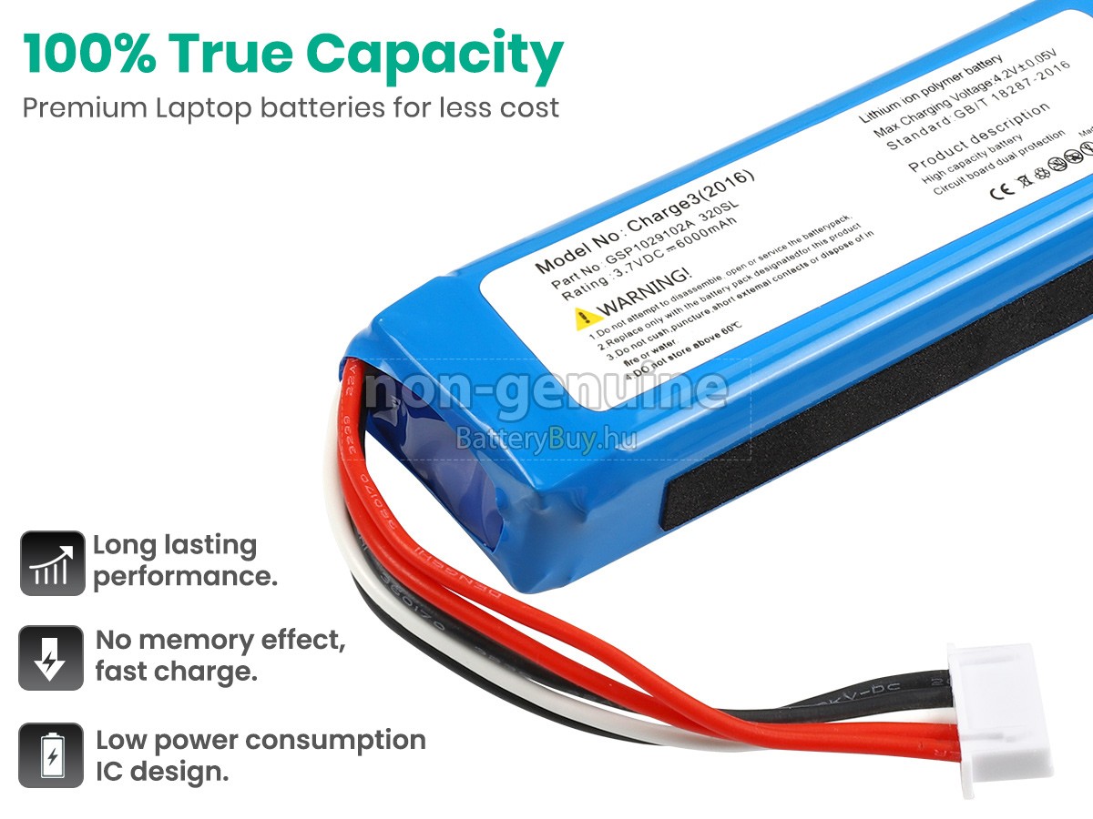 JBL GSP1029102A-2016 helyettesítő akkumulátor