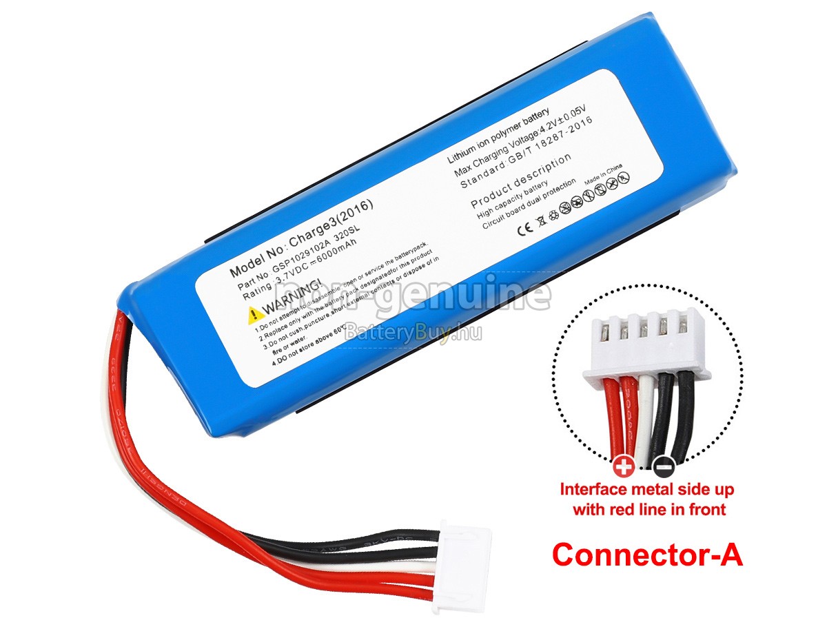 JBL GSP1029102A-2016 helyettesítő akkumulátor