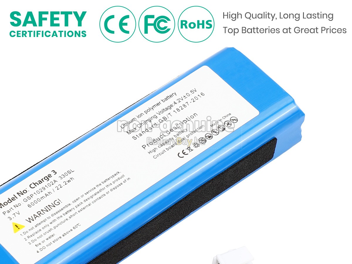 JBL GSP1029102A-2016 helyettesítő akkumulátor