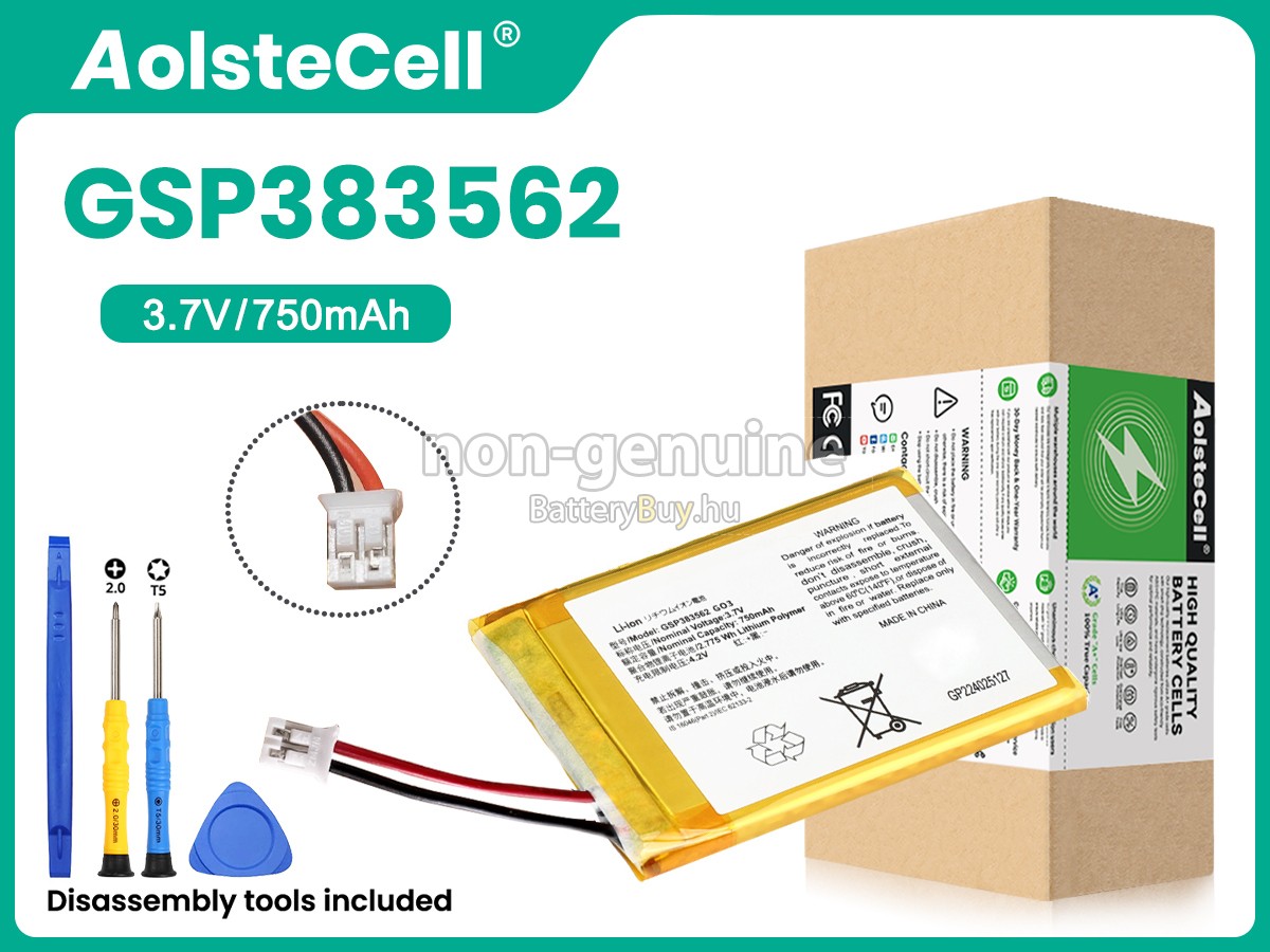 JBL GSP383562 helyettesítő akkumulátor