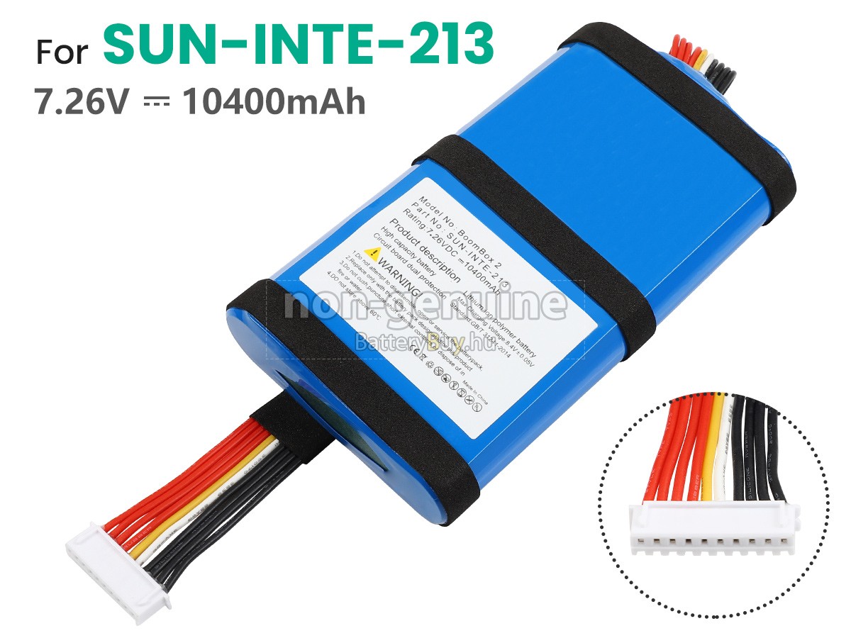 JBL SUN-INTE-268 helyettesítő akkumulátor