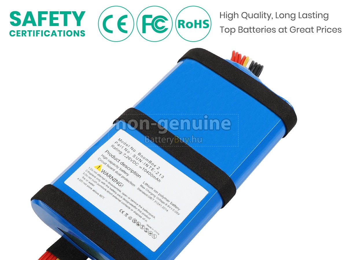 JBL SUN-INTE-268 helyettesítő akkumulátor